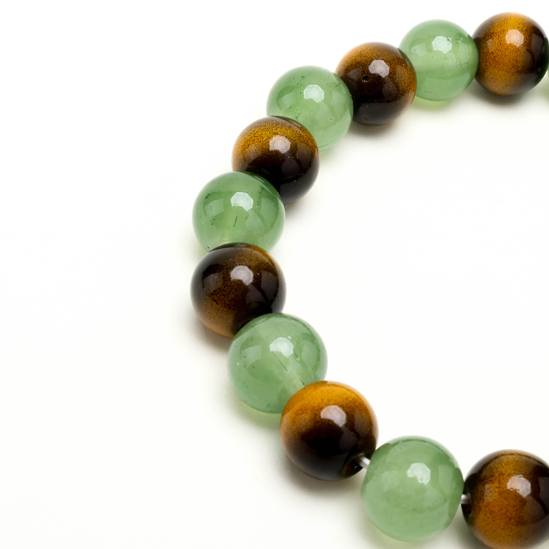 Tiger Eye Aventurine Beaded Bracelet 4021001198