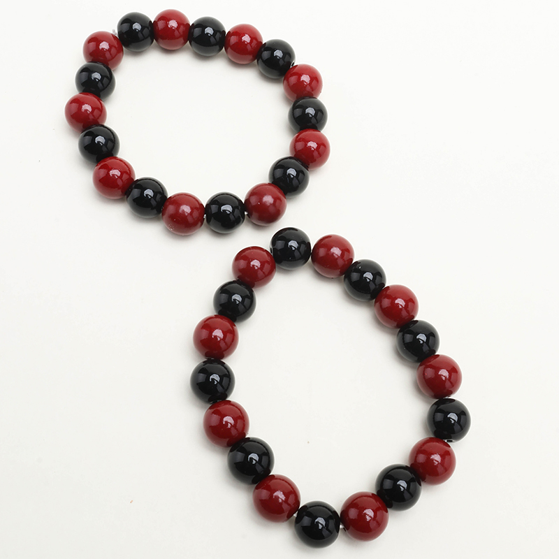 Obsidian Cinnabar Bracelet