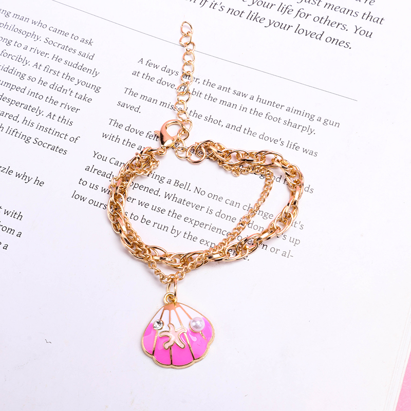 Alloy Pearl Shell Bracelet 4021001215