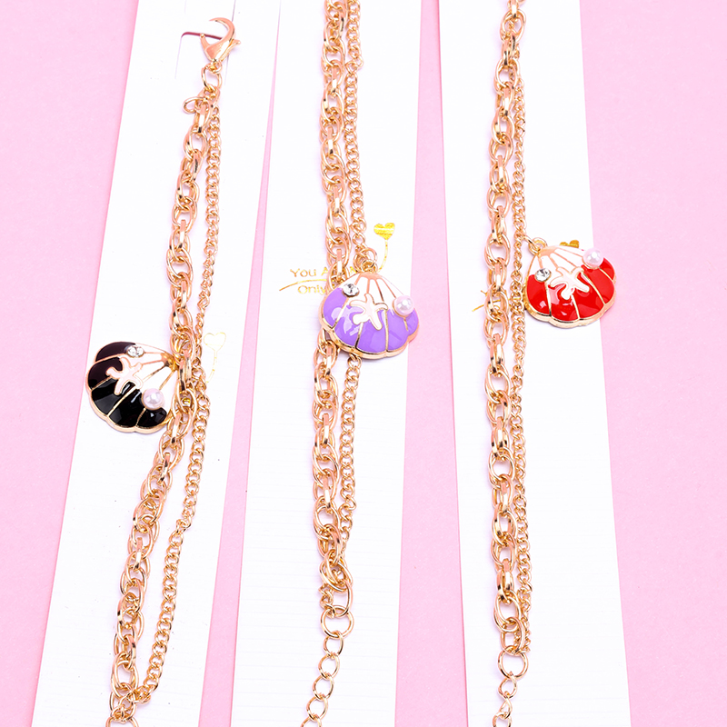 Alloy Pearl Shell Bracelet 4021001215