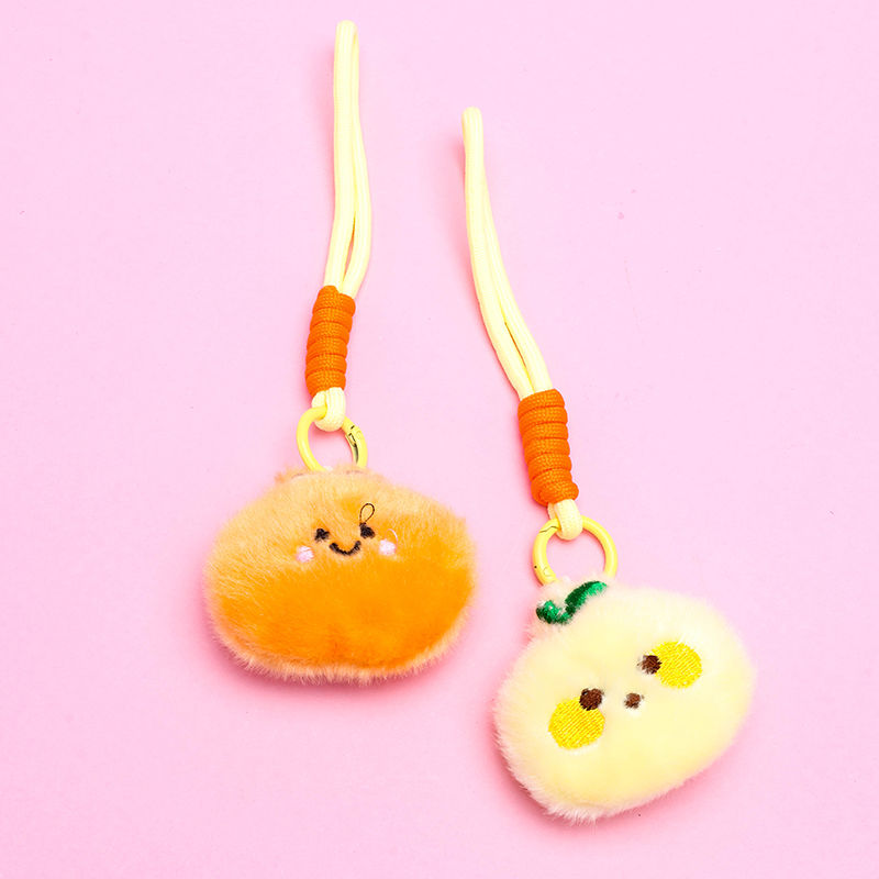 Plush Fruit Rope Charm