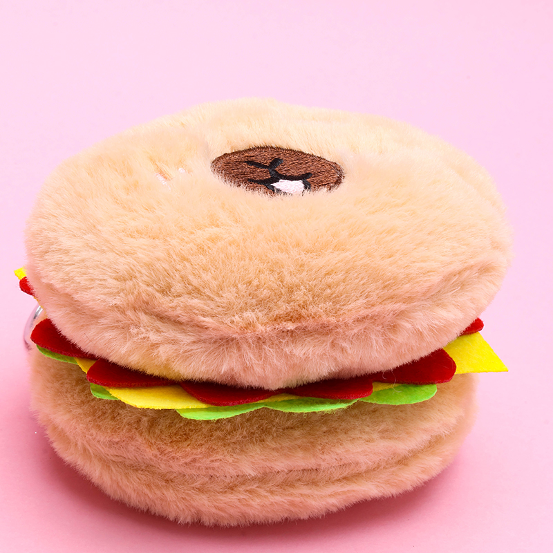 Plush Hamburger Charm