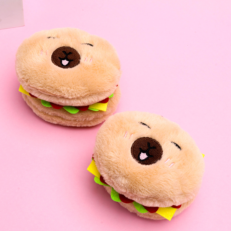 Plush Hamburger Charm