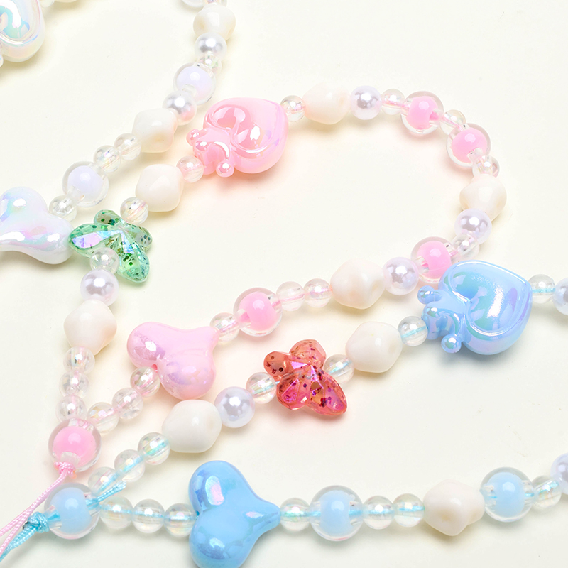 Colorful Heart Bead Charm