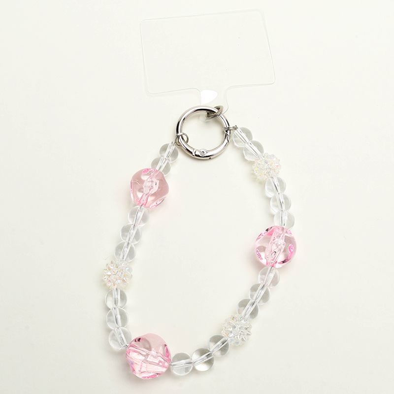 Translucent Heart Bear Charm