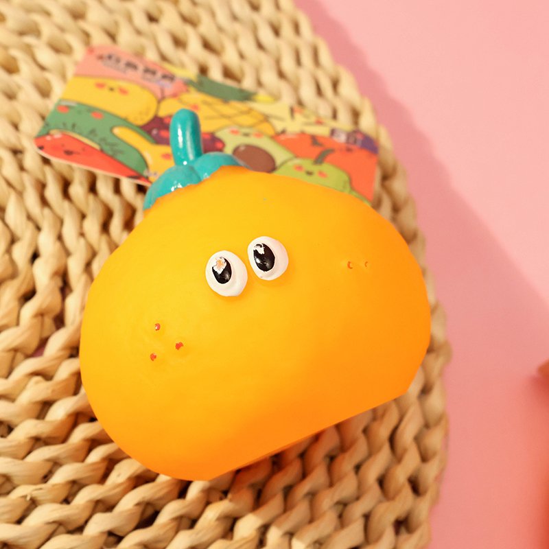 Ugly Orange Squeeze Stress Relief Toy