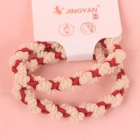 JY0322纸盒2条咖色麻花皮筋 5
