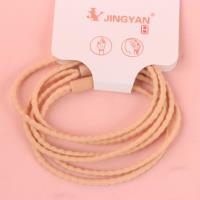 JY0797纸盒3条咖色细波浪皮筋 5