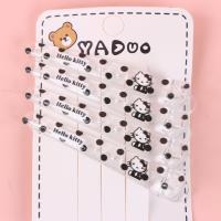 YD透明彩印4个尖嘴压夹 5