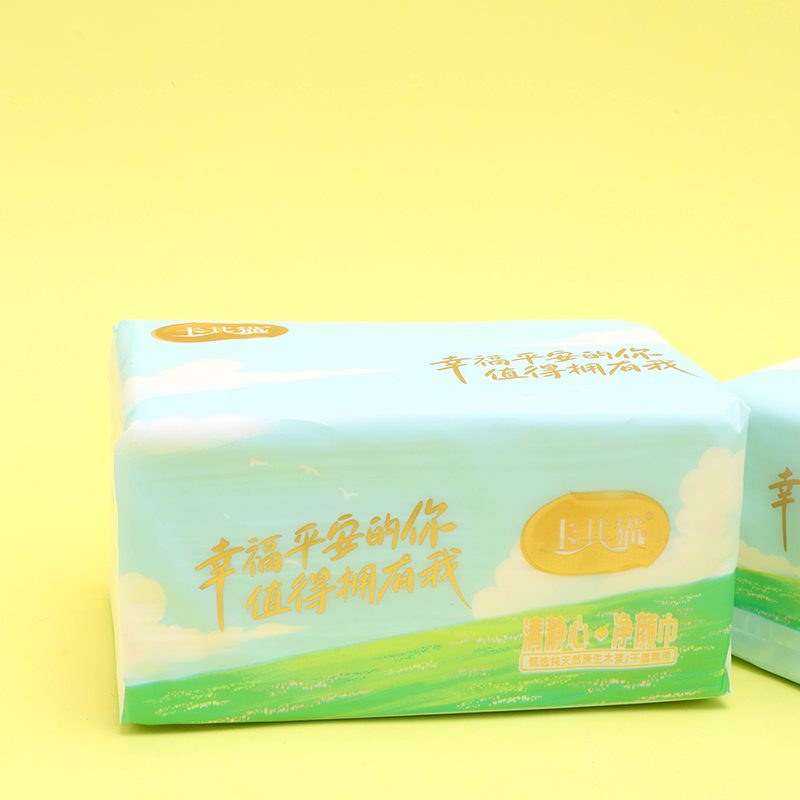 180x150mm Embossed Facial Tissue