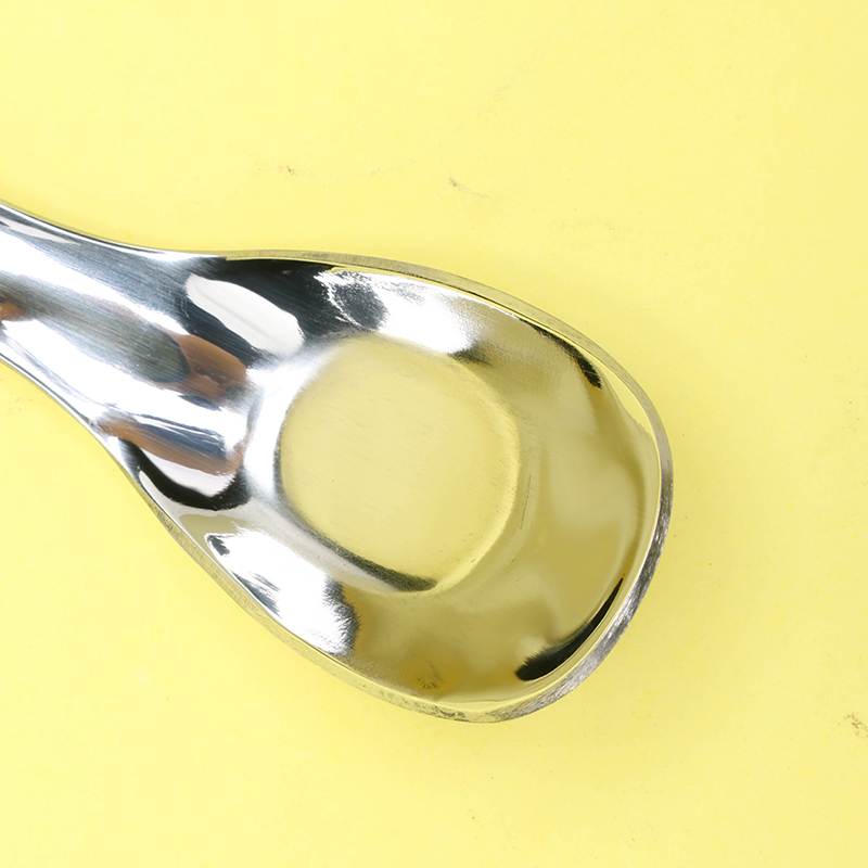 Natural Silver Ingot Stainless Steel Spoon
