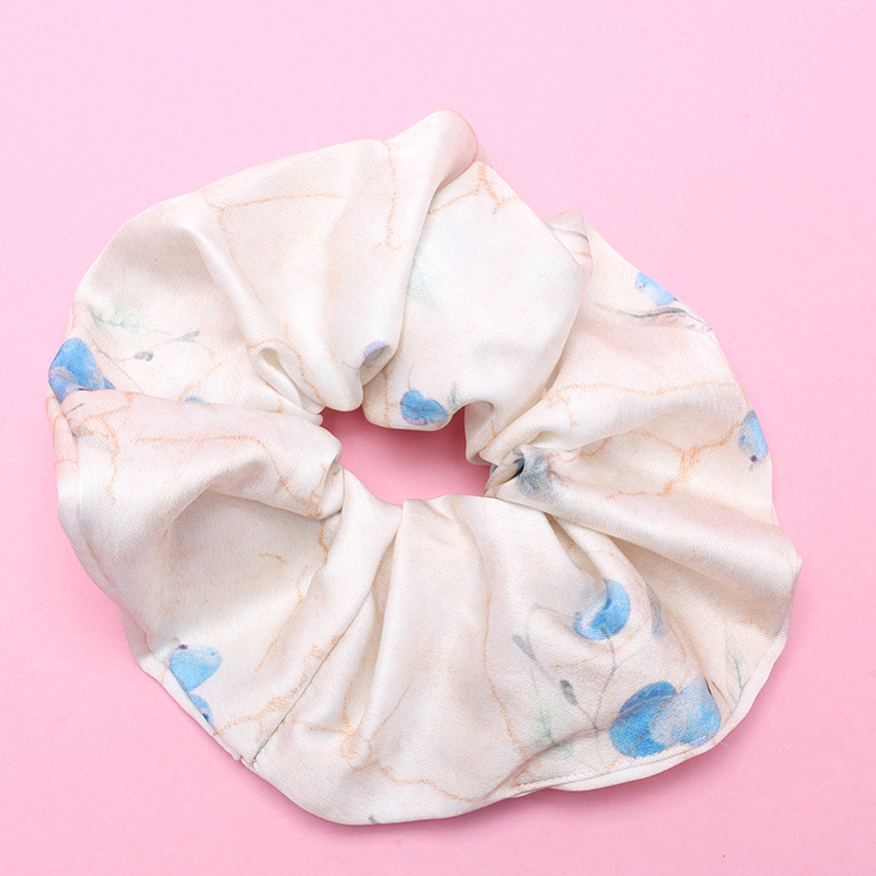 Pastoral Spotted Colon Ring Polyester Hair Scrunchie 4012101926