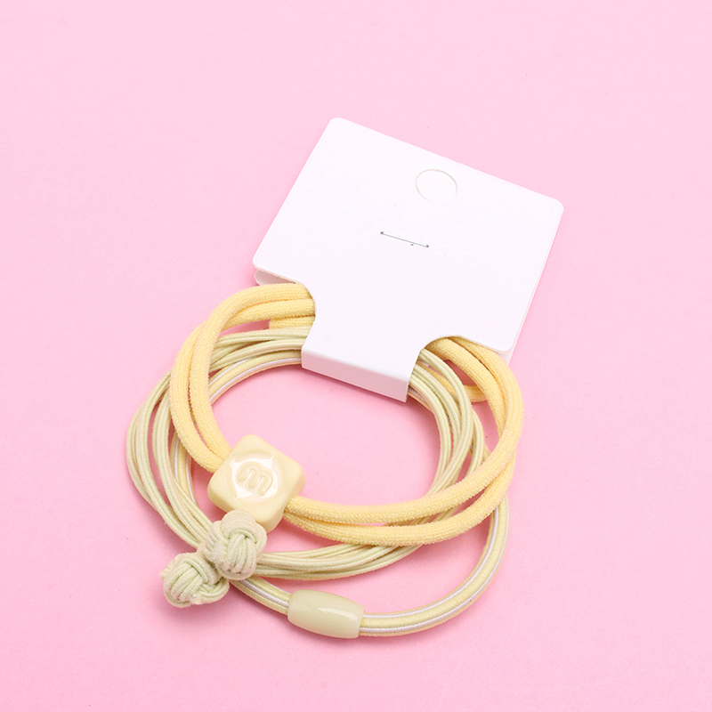 Three Color Resin Accessories Rubber Band 4012202387