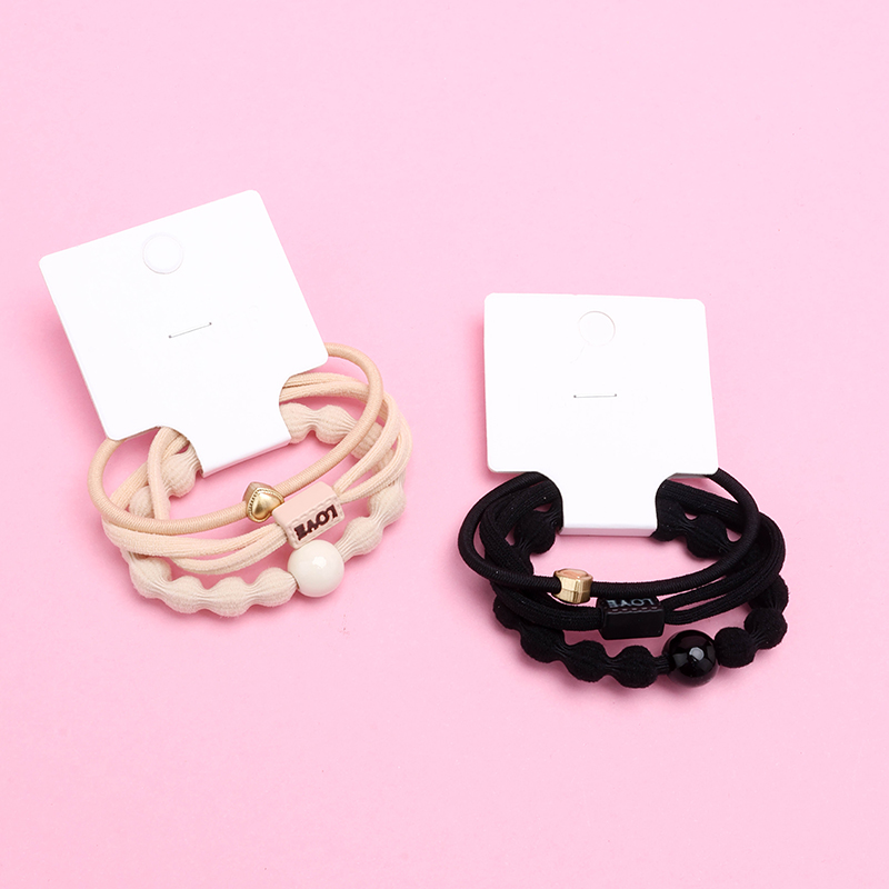Three Milk Tea Color Accessories Rubber Band Combination 4012202389