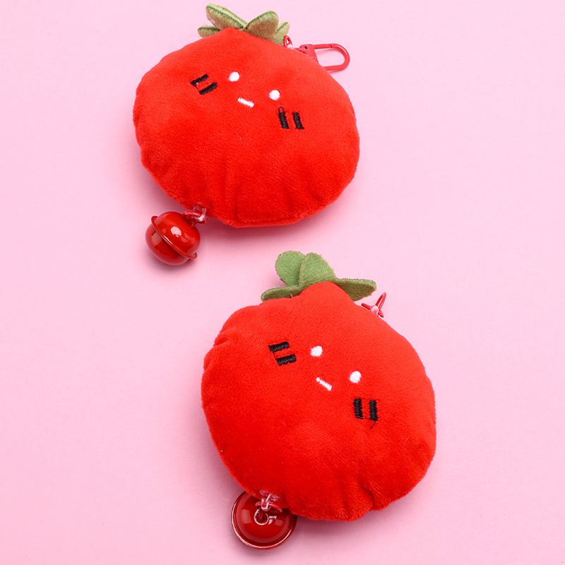 Plush Bell Tomato Charm