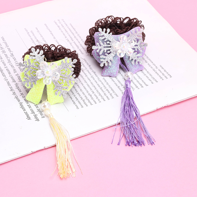 Kids Pearl Tassel Hair Extension