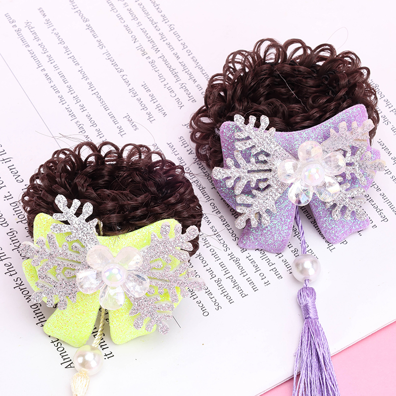 Kids Pearl Tassel Hair Extension