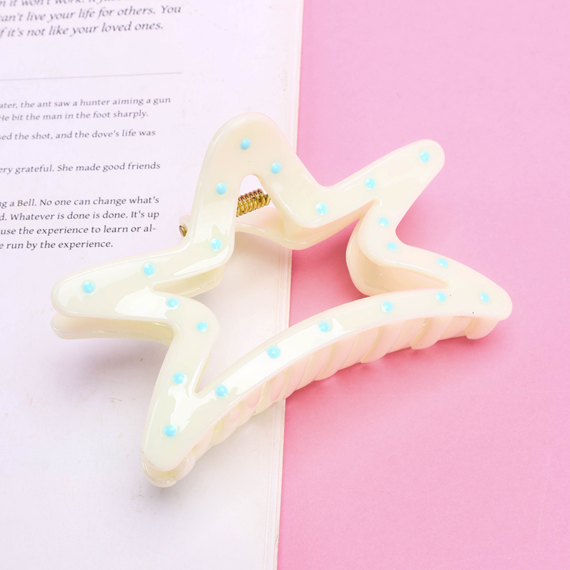 Spring Color Oil Drop Dot Large Hair Claw Clip GPPS 4011801253
