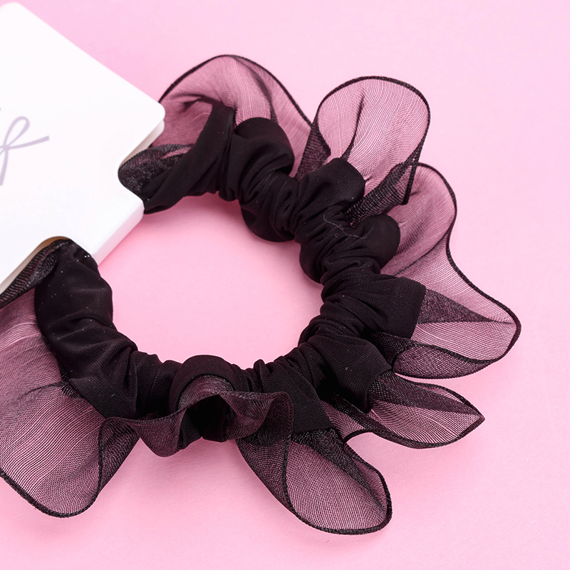 Organza Edge Scrunchie