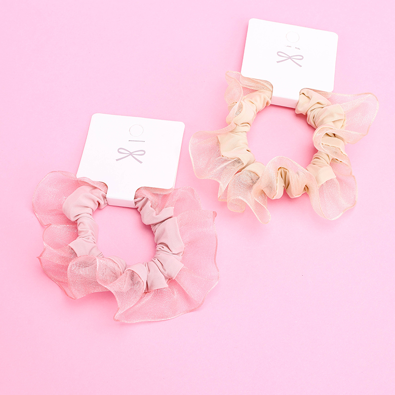 Organza Edge Scrunchie