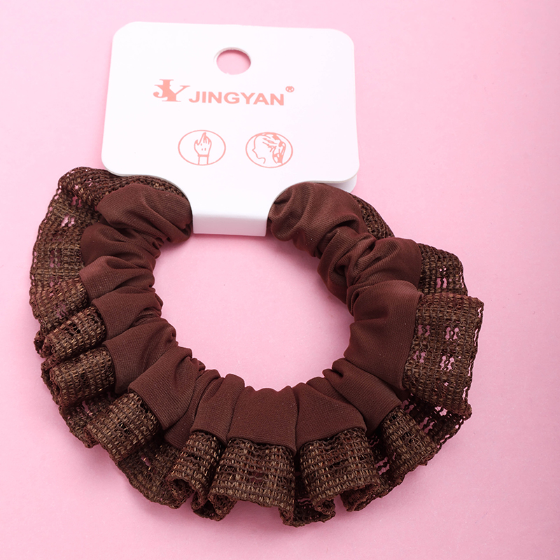 Hollow Yarn Edge Super Soft Scrunchie