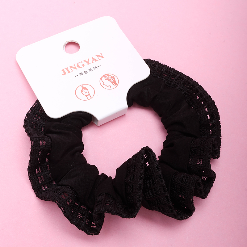 Hollow Yarn Edge Super Soft Scrunchie