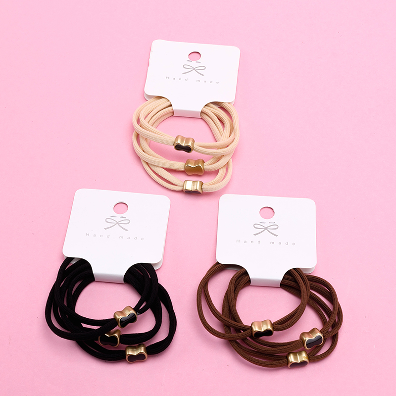 Two-in-One Bow Hair Ties 3 Pack