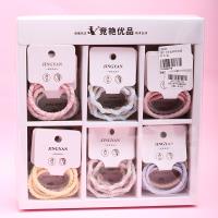 3 Macaron Spiral Hair Ties