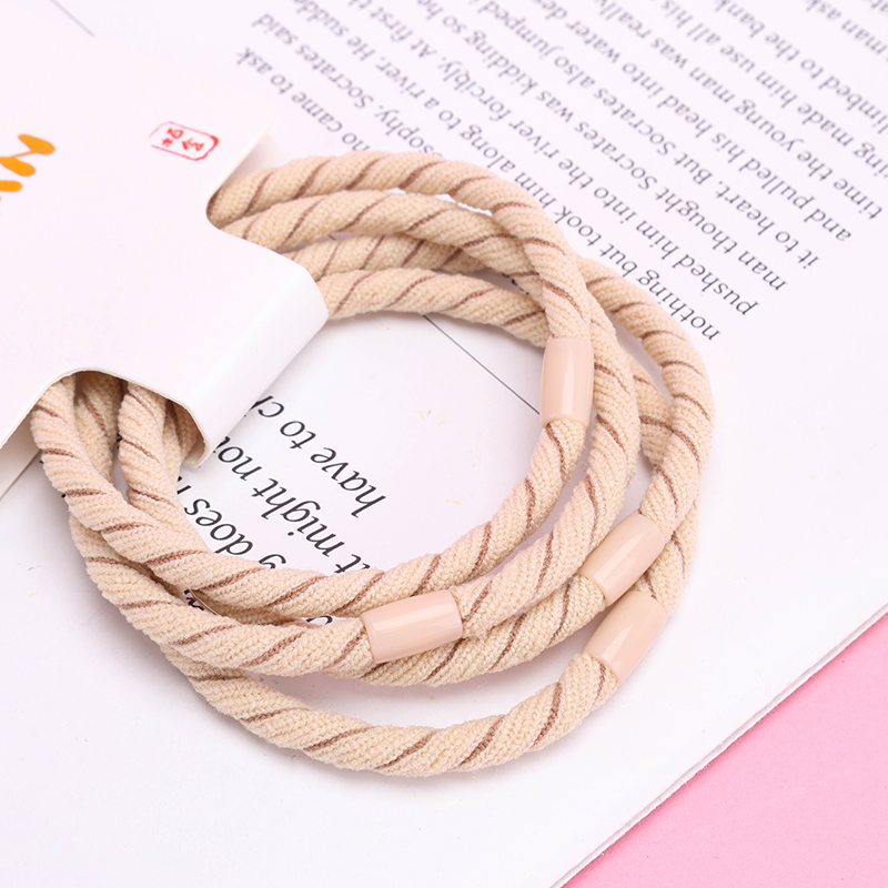 Four Curry Twist Hair Ties