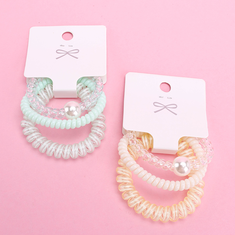 Pearl Combination Telephone Hair Line 3-Pack