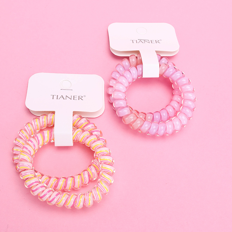 Gradient Large Telephone Hair Cord 2-Pack