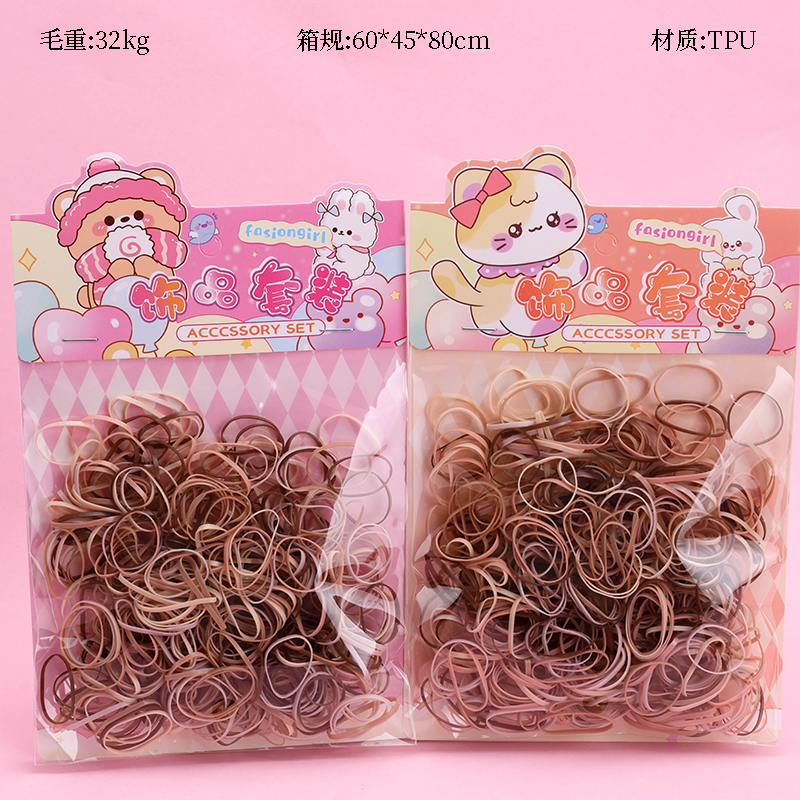 MXM-198 TPU Hair Elastics 12-Pack