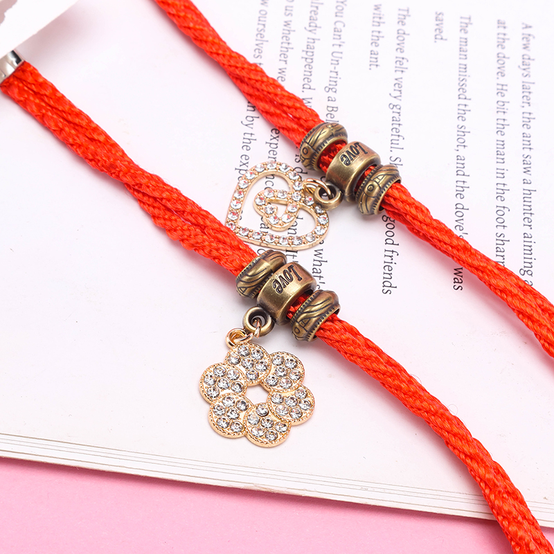 Red Rhinestone Bracelet