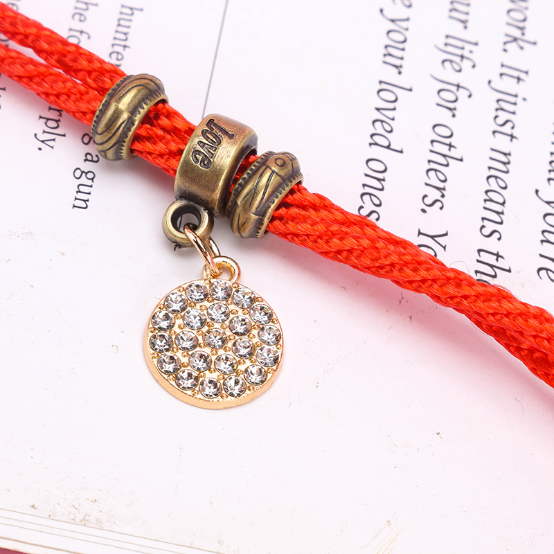 Red Rhinestone Bracelet