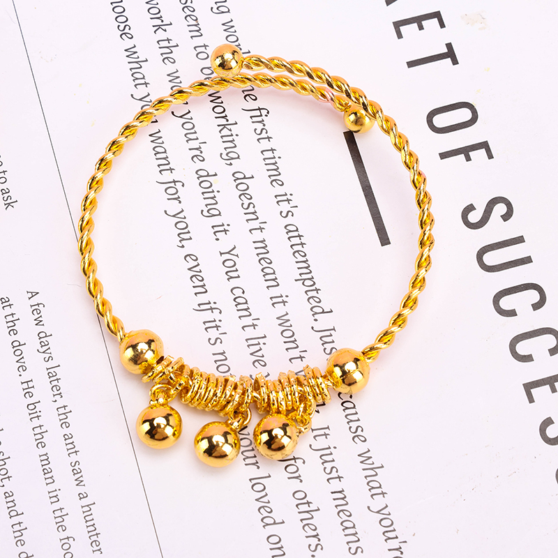Bead Pendant Twist Bangle Alloy 4021100234