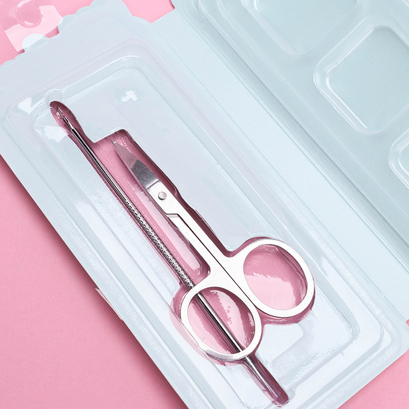 S-640 Eyebrow Scissors and Acne Needle Set Alloy