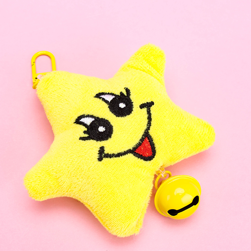 Plush Star Moon Charm