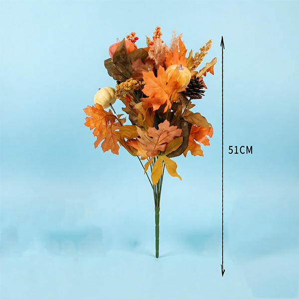 PE Artificial Maple Leaf Fruit Flower 105060027