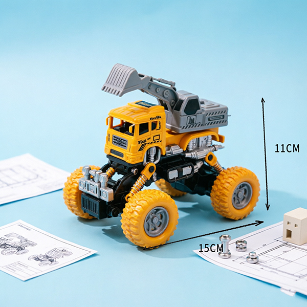 Pull Back Construction Vehicle