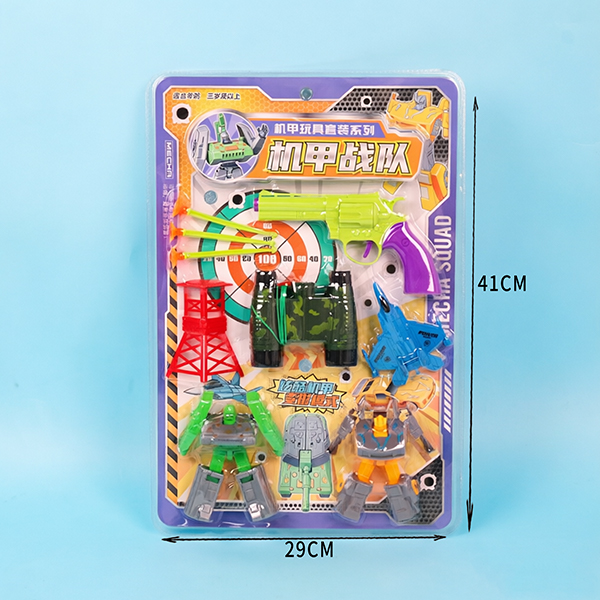 Plastic Mecha Robot Set