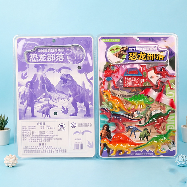 Plastic Dinosaur Tribe Set