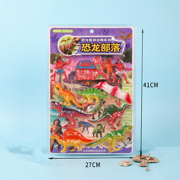 Plastic Dinosaur Tribe Set