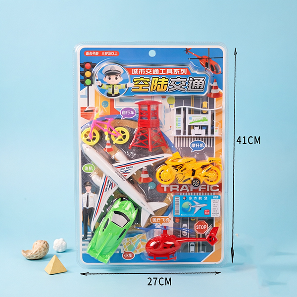 Plastic Air Land Transport Set