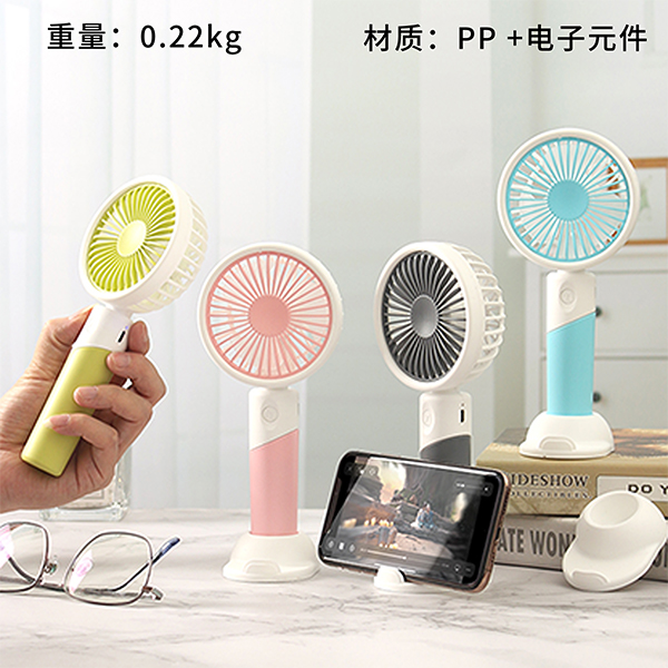 ZB100 Simple Handheld Rechargeable Fan PP Carton 118050028