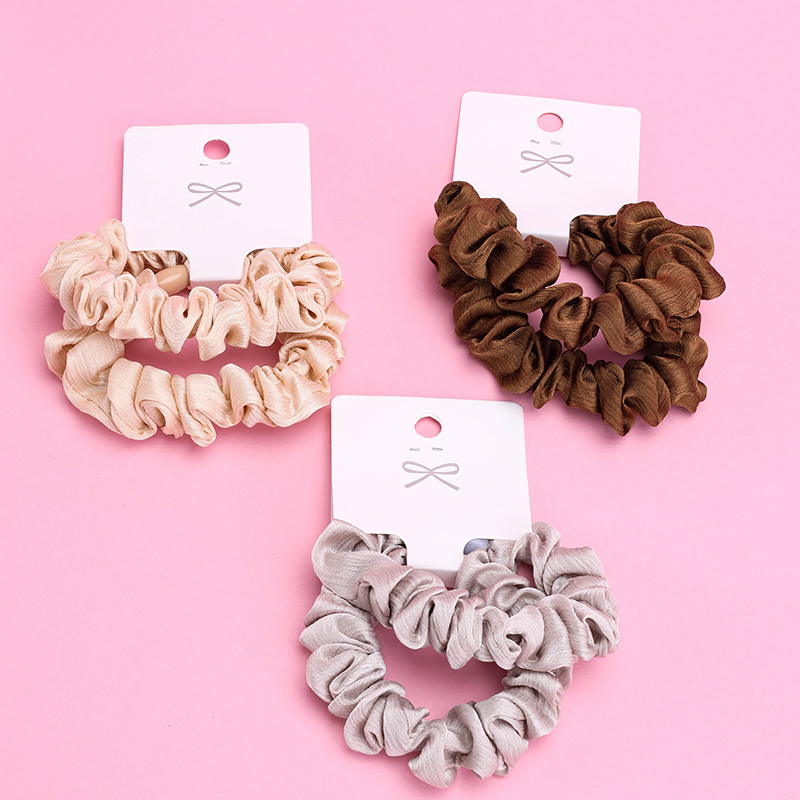 Satin Intestinal Hair Ties 2-Pack