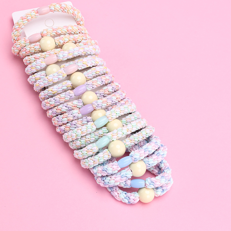 Dopamine Braided Thick Nylon Hair Ties 2-Pack