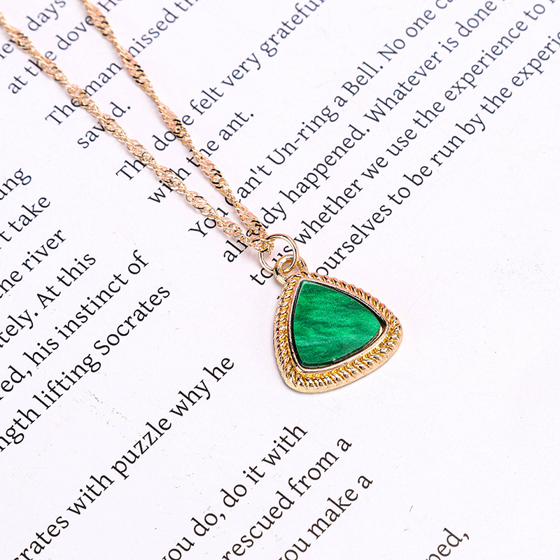 Enamel Drop Necklace