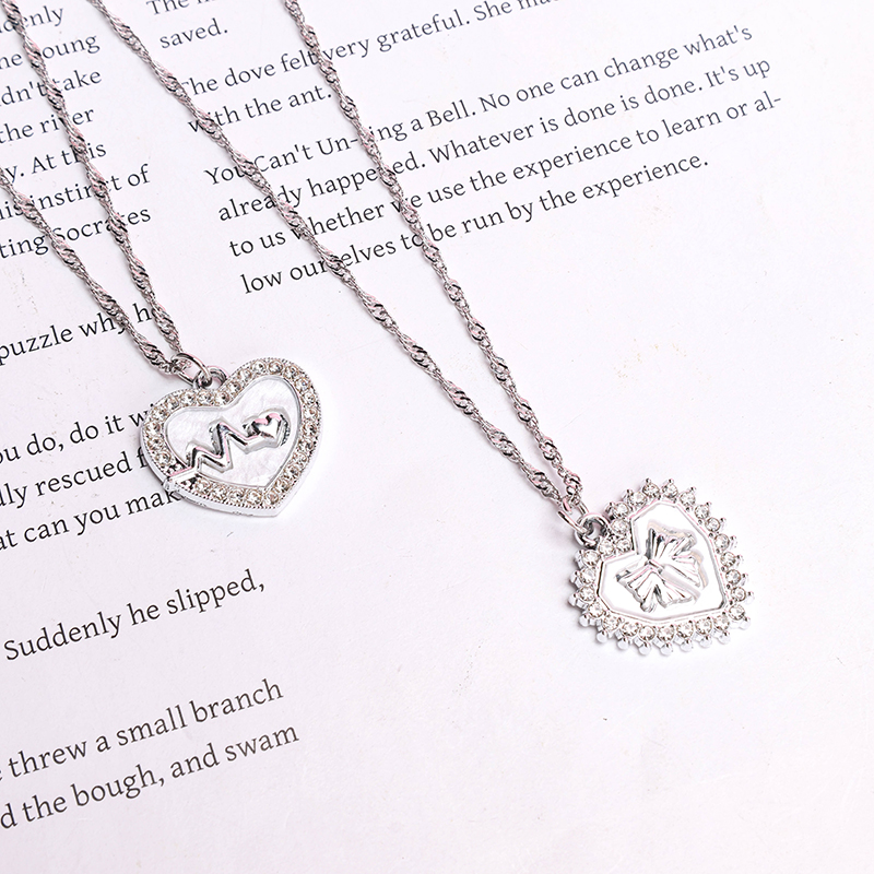 Diamond Heart Shape Necklace