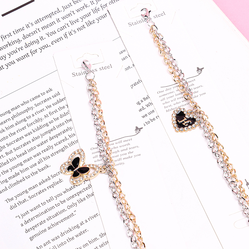 AB Chain Enamel Bracelet