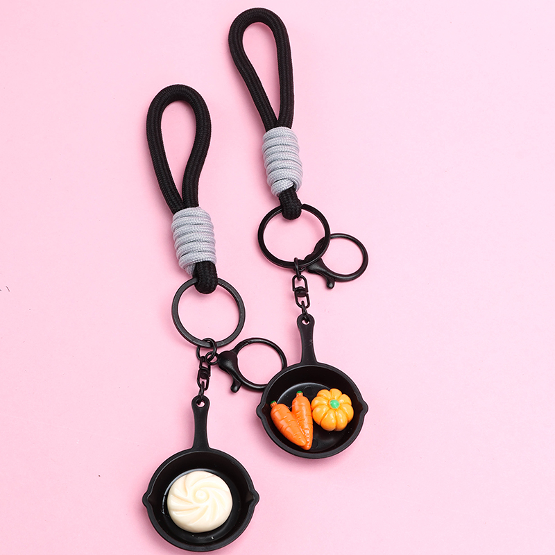 Frying Pan Food Charm